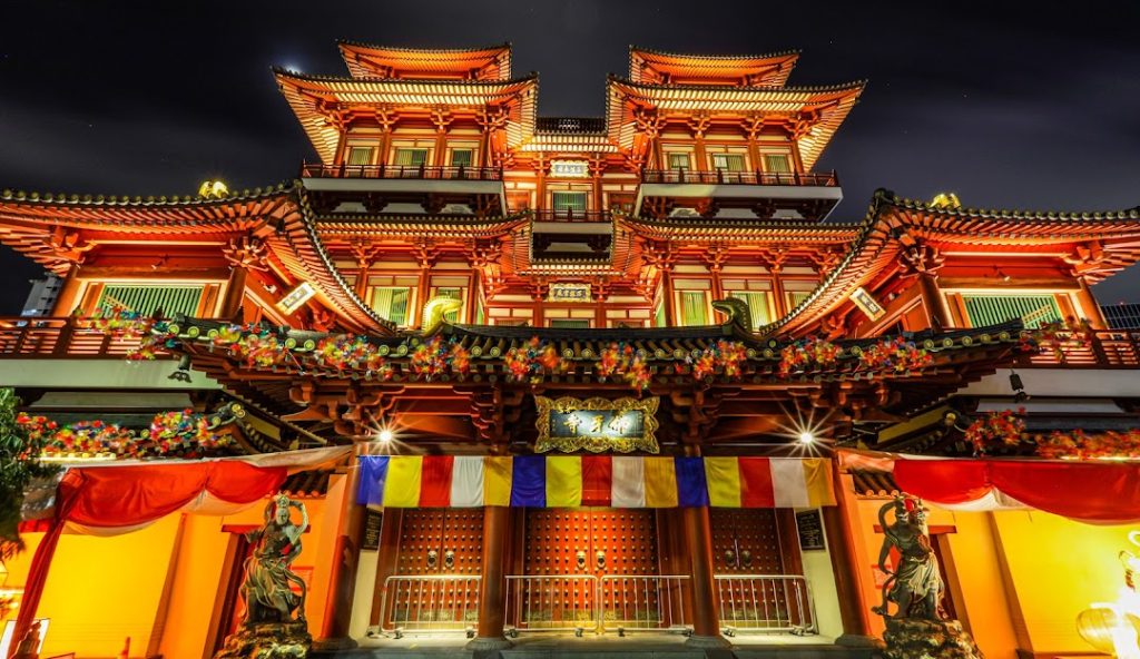 Buddha tooth relic temple: image sourced from Trip advisor. Singapore Itinerary 2025