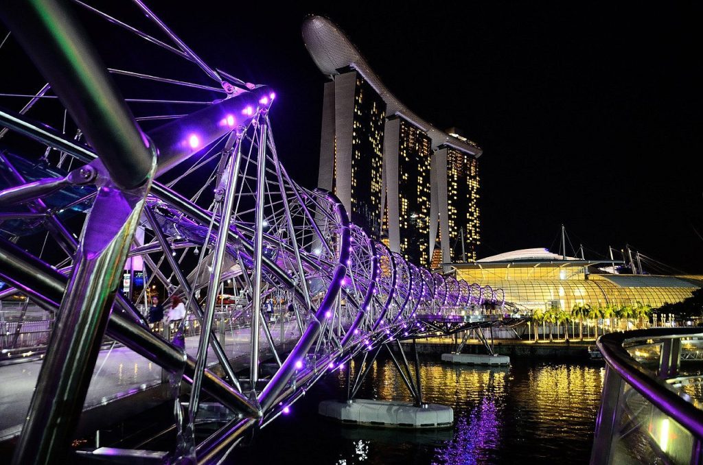 Helix Bridge: image sourced from Tripadvisor. Singapore itinerary 2025.